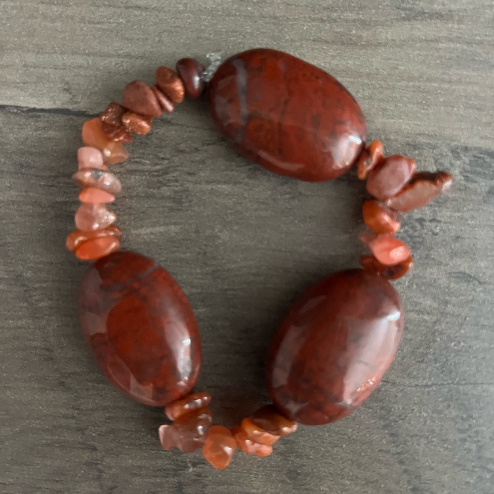 Elegant Red Stone Bracelet